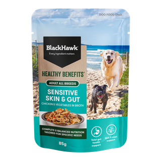 Black Hawk Healthy Benefits Sensitive Skin & Gut 85gx12