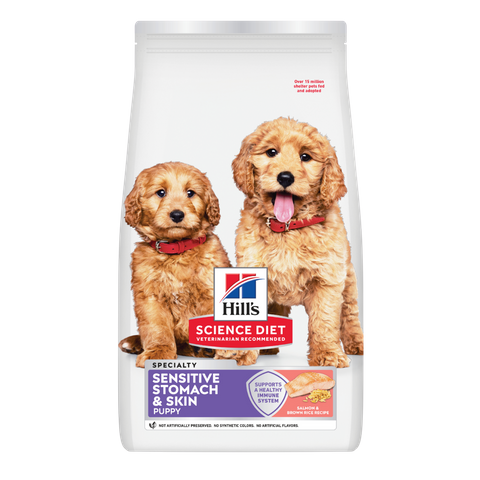 SCIENCE DIET PUPPY SENSITIVE STOMACH & SKIN SALMON & BROWN RICE 1.81KG