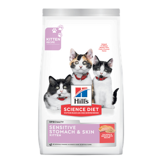 Science Diet Kitten Sensitive Stomach & Skin Salmon & Brown Rice 1.58kg
