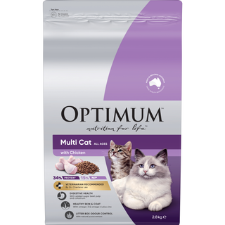 OPTIMUM CAT MULTI CAT CHICKEN 2.8KG