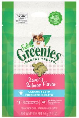 GREENIES FELINE SALMON 60G *DATED 28 ARPIL 2026