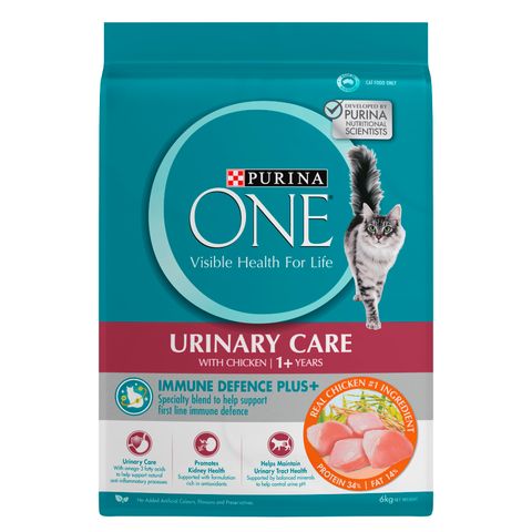 PURINA ONE ADULT DRY URINARY CARE CHICKEN 6KG *DATED 28 FEB 2026