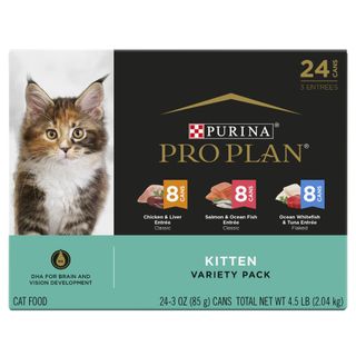 PRO PLAN Kitten Variety Pack Wet Cat Food 24x85g