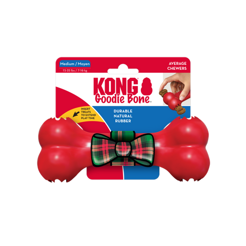 kong Holiday Goodie Bone Med