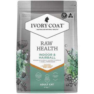 IVORY COAT RAW HEALTH CAT ADULT CHICKEN INDOOR 4KG *DATED 2 OCT 2026