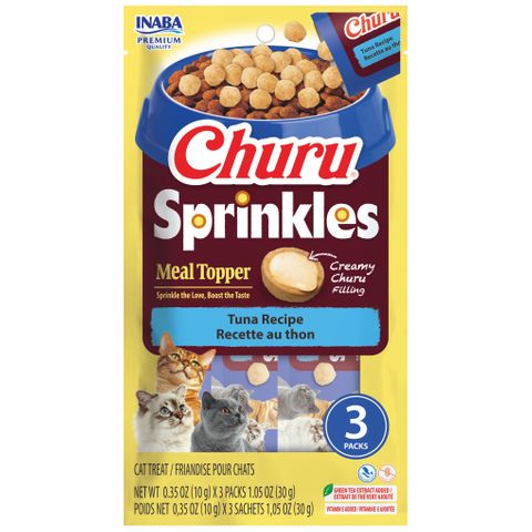 INABA Churu Sprinkles Tuna Recipe 30g (10g x 3 tubes)