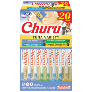 INABA Churu Tuna Variety 20 Tube(14g X 20 Tubes)