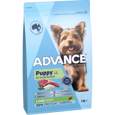 ADVANCE DRY DOG PUPPY SMALL BREED LAMB & RICE 3KG