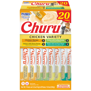 INABA Churu Chicken Variety 20 Tube(14g X 20 Tubes)