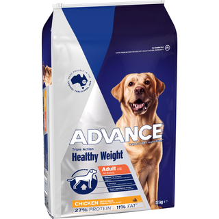 ADVANCE DRY DOG HEALTHY WEIGHT ALL BREEDS CHICKEN & RICE 13KG