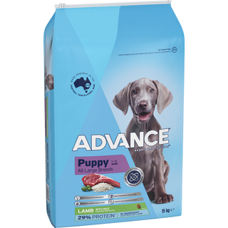 ADVANCE DRY DOG PUPPY LARGE BREED LAMB & RICE 15KG