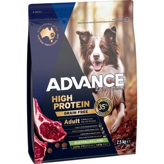 ADVANCE DRY DOG HIGH PROTEIN ADULT LAMB 2.5KG