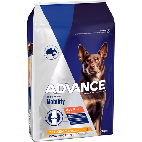 ADVANCE DRY DOG MOBILITY ALL BREEDS CHICKEN & RICE 13KG