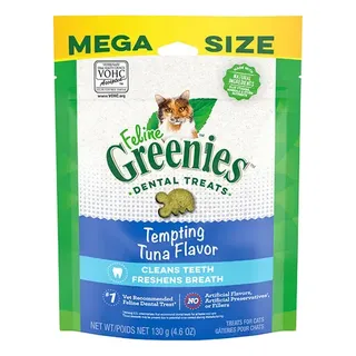 GREENIES FELINE TEMPTING TUNA FLAVOUR 130G *DATED 17 NOV 2026