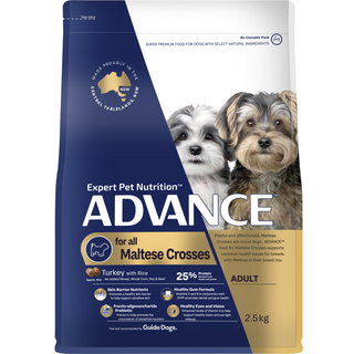 ADVANCE MALTESE CROSS ADULT DOG FOOD 2.5KG *DATED JUNE 2026