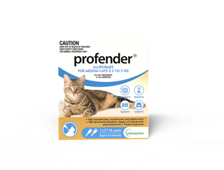 PROFENDER &reg; Cat 2.5kg &ndash; 5kg 2 Pipettes