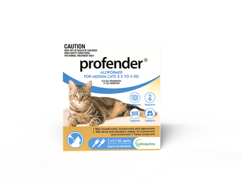 PROFENDER &reg; Cat 2.5kg &ndash; 5kg 2 Pipettes