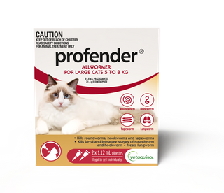 PROFENDER &reg; Cat 5kg &ndash; 8kg 2 Pipettes