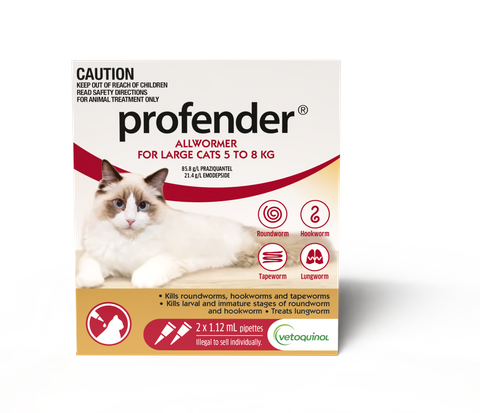 PROFENDER &reg; Cat 5kg &ndash; 8kg 2 Pipettes