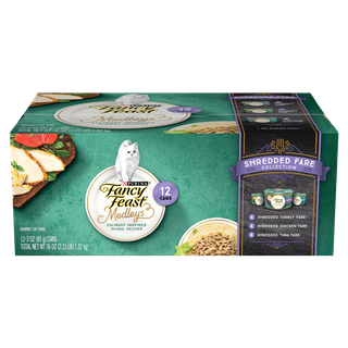 Fancy Feast Medleys Shredded Fare Collection 12pk