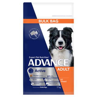 ADVANCE DOG ACTIVE BULK 17KG *DATED 29TH DEC 2026