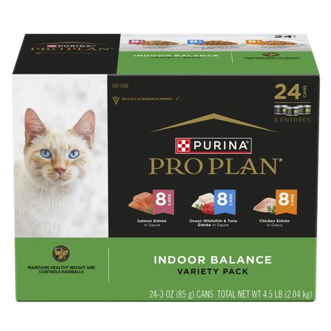 PRO PLAN INDOOR VARIETY PACK 24X85G