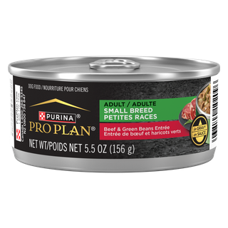 PRO PLAN ADULT SMALL BREED BEEF WET DOG FOOD 156GX24