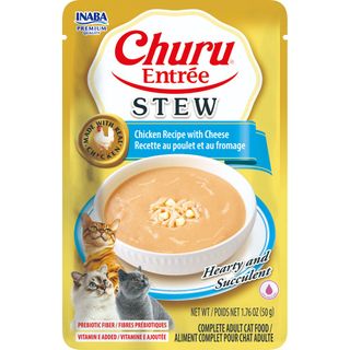 Inaba Churu Entr&eacute;e Stew Pouch 50Gx6 Chicken Recipe With Cheese