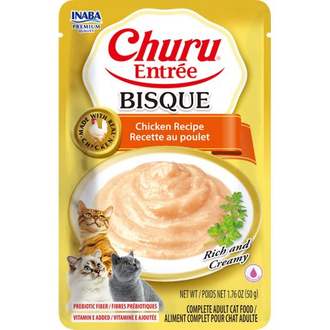 Inaba Churu Entr&eacute;e Bisque Pouch 50Gx6 Chicken Recipe
