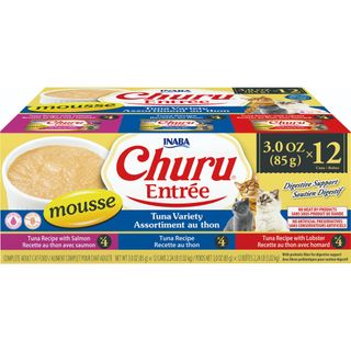 Inaba Churu Entree Mousse 85Gx12 Mp Tuna Variety