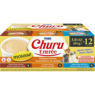 INABA CHURU ENTREE MOUSSE 85GX12 MP CHICKEN VARIETY