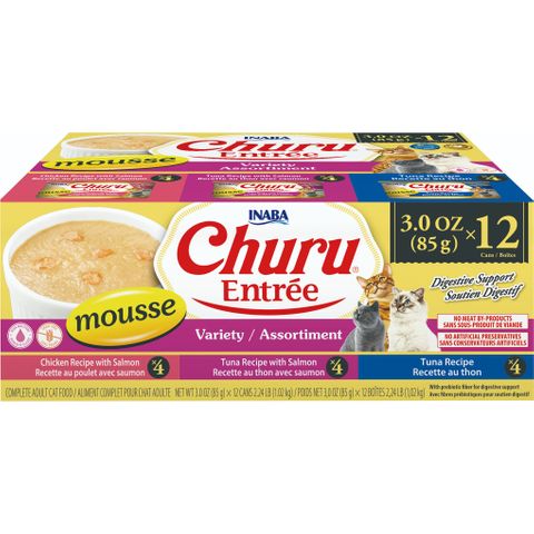 INABA CHURU ENTREE MOUSSE 85GX12 MP VARIETY