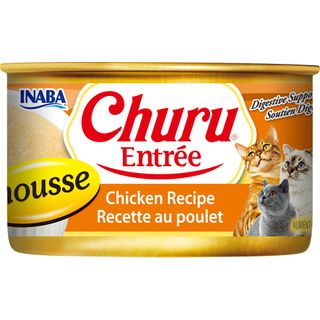 INABA Churu Entr&eacute;e CAN in MOUSSE 85GX24 Chicken Recipe