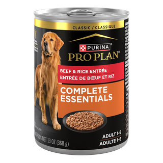 PRO PLAN Adult Beef & Rice Entr&eacute;e Wet Dog Food 369gx12