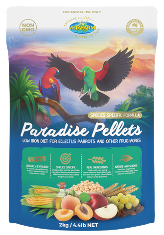 Vetafarm Paradise Pellets 2Kg