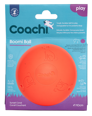 Coachi Boomi Ball 4"/10cm Sunset Coral