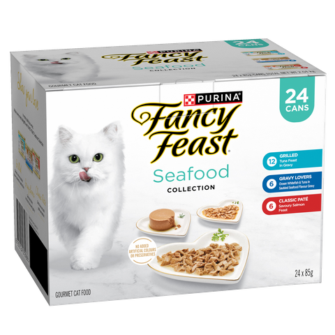 FANCY FEAST SEAFOOD COLLECTION 24X85G *DATED 31 DEC 2026