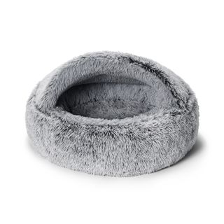 SNOOZA CALMING HOODIE CUDDLER  SILVER FOX MEDIUM