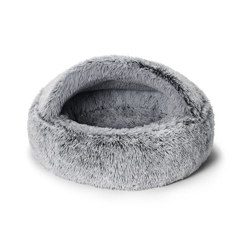 SNOOZA CALMING HOODIE CUDDLER  SILVER FOX MEDIUM
