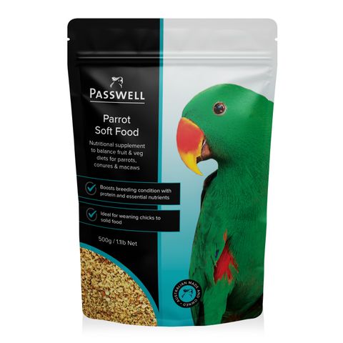 PASSWELL PARROT SOFT FOOD 500G
