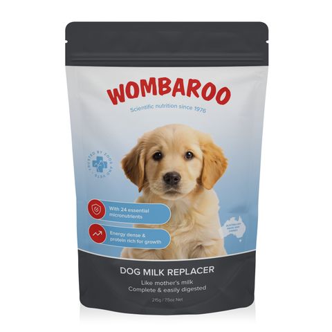 WOMBAROO DOG MILK REPLACER 215G