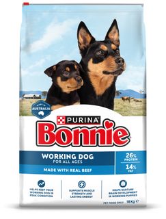 BONNIE Working Dog Beef Dry Dog Food 18kg