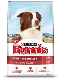BONNIE Adult Essentials Beef Dry Dog Food 18kg
