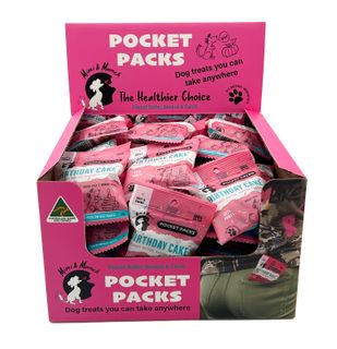 MIMI & MUNCH POCKET PACKS BIRTHDAY CAKE 15GX50