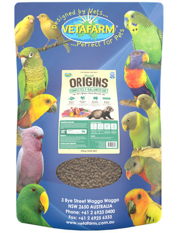 Vetafarm Origins Ferret Diet 10Kg
