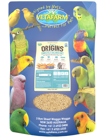 Vetafarm Origins Rodent Diet 10Kg