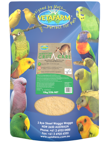 Vetafarm Crittacare Herbivore 10kg