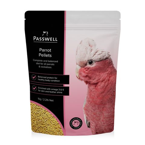 PASSWELL PARROT PELLETS 1KG