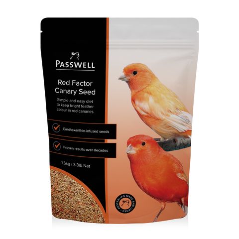 PASSWELL RED FACTOR CANARY SEED 1.5KG