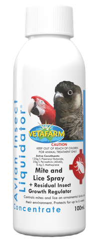 Vetafarm Avian Insect Liquidator Concentrate 100mL